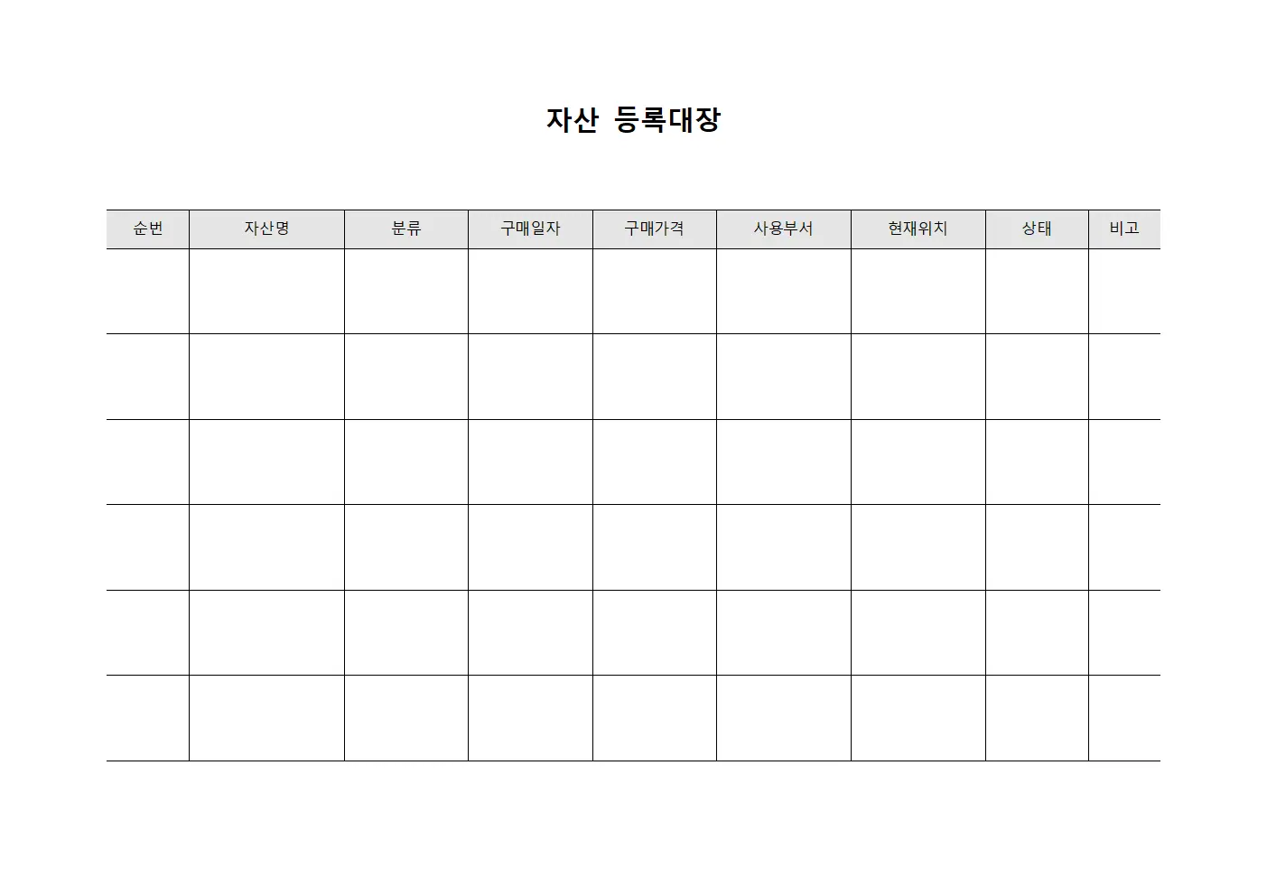 자산등록대장 - 수익현황